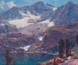 Edgar Alwin Payne, A Mountain Lake in the Sierras, 1921, oil on canvas