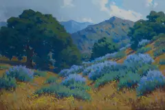 The Button Sage by John Marshall Gamble, oil on canvas, sold Aug 2023