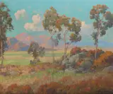 Maurice Braun, Mountains Near San Diego, oil on canvas