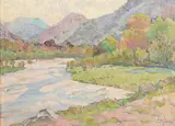 Charles A. Fries, San Diego River at El Monte Park