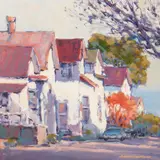Joseph Nordmann, From Jewell Park (Pacific Grove, CA), oil on board