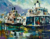 Jack Laycox, Ghosts of Another Era, oil on canvas