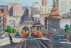 James March Phillips, San Francisco Impressions, watercolor and pencil on paper