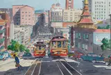 James March Phillips, San Francisco Impressions, watercolor and pencil on paper