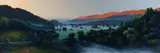 Stephen Hannock, Silverado Dawn, polished acrylic on canvas laid to board