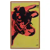 Richard Pettibone, Andy Warhol, "Cow," 1966 (pink on yellow)