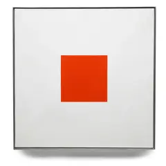 Tact, #2 1973 by Frederick Hammersley, oil on canvas in artist's frame, offered Sep 2023