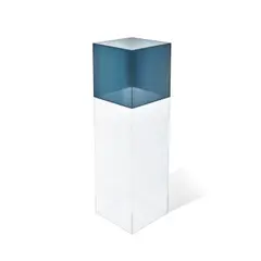 Larry Bell, Cube 12, 2006, coated glass