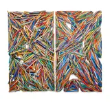 Charles Arnoldi, Evidence of Shadows, 1983, acrylic on plywood and sticks, in two parts