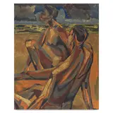 Philip Pearlstein, Two Nudes on a Beach (Melanctha)