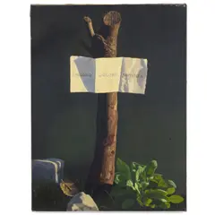 David Ligare, Criteria (Disegno, Colore, Sapienza), 1993, oil on canvas