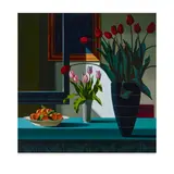 Bruce Cohen, Still Life with Tulips and Shadows and Light, 1999, oil on canvas