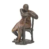 C.B.E. Sir Anthony Caro O.M., Concetta Sitting, 1984, bronze with golden-brown patina