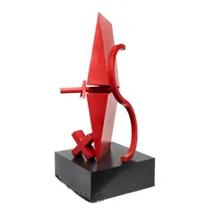Balanced/Unbalanced Wedge S by Fletcher Benton, circa 1994, sold Sep 2023
