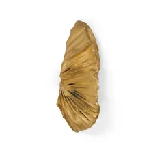 Lynda Benglis, Santa Fe Gold Mask I, 1991, bronze wire mesh, sprayed zinc, copper and 22 karat gold plating
