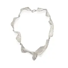 Lynda Benglis, Leaf Necklace, 1987, sterling silver