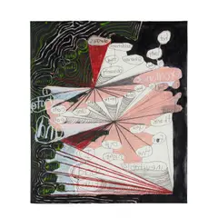 Alexandra Grant, Untitled, circa 2007, acrylic, colored pencil, graphite and ink on paper