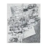 Alexandra Grant, Untitled, circa 2007, acrylic and graphite on paper