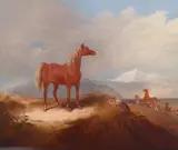 Alvan Fisher, The Leader of the Herd, oil on canvas