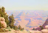 Charles Jacob Hittell, Grand Canyon of Colorado, oil on canvas laid to board