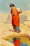 William Robinson Leigh, The Water Girl at Walpi, oil on canvas