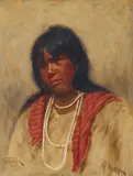 Grace Hudson, Ma-Yu, oil on canvas