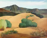 Frode Nielsen Dann, Golden Hills, oil on canvas