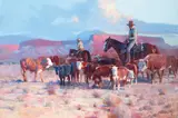 James Elwood Reynolds, Brahma, oil on canvas