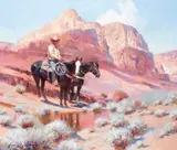 James Elwood Reynolds, Aqua de Rojo, oil on canvas