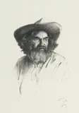 William Herbert 'Buck' Dunton, A Group of Portraits, A group of 4 lithographs on various wove paper