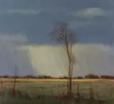 Nancy Bush, Autumn Storm, oil on canvas