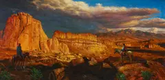 Ed Copley, Thunder on the Horizon, oil on canvas