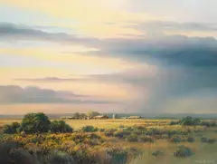 Charles H. Pabst, Gathering Storm, oil on canvas