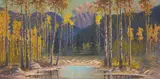 Jerry Jordan, Western Landscape, oil on canvas