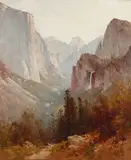 Thomas Hill, Sierra Landscape, Yosemite Valley, oil on canvas