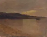 Xavier Martínez, Monterey Bay at Dusk