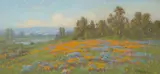 William Franklin Jackson, California Landscape with Poppies and Lupine