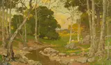 William Wendt, The Land of Heart's Desire, oil on canvas