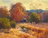 Hanson Puthuff, Verdugo Woodlands, oil on canvas