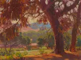 Hanson Puthuff, Atascadero, oil on canvas