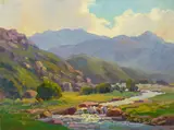Paul Grimm, Lake and Stream Scenes (a group of three)