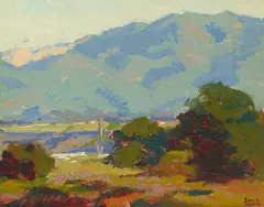 Sam Hyde Harris, Arcadia Then, oil on board