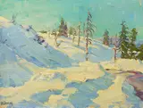 Paul Grimm, Snow Scenes  (a group of three), first signed 'P. Grimm' (lower right), second and third signed 'P. Grimm' (lower left)