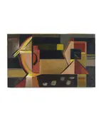Werner Drewes, Frightened, 1946, oil on canvas