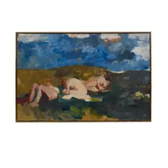 Elmer Bischoff, Three Bathers, 1960, oil on canvas