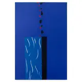 Rain and the Poet by Emerson Woelffer, 1977, acrylic on canvas, sold Apr 2023