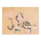 John Altoon, Untitled, circa 1965, ink, pastel and sprayed colored ink on illustration board