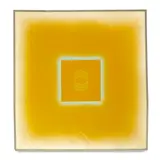 Billy Al Bengston, The Alamo - Yellow, 1969, lacquer and polyester resin on aluminum