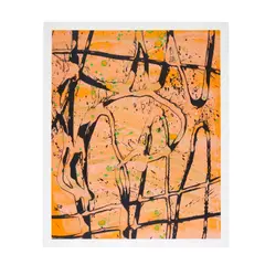 Amal-Gum by Ed Moses, 2004, acrylic on mylar, sold Apr 2023
