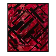 Untitled (LAL110) by Ed Moses, 1985, acrylic on canvas, sold Apr 2023